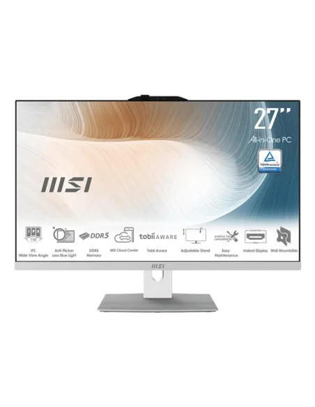Ordenador all in one msi am272p - 1053es i7 - 150u 16gb ssd 512gb 27 pulgadas
