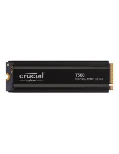 Disco duro interno solido ssd crucial t500 4tb pcie nvme 4.0 x4 con hs