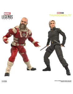 Figura hasbro marvel studios thunderbolts marvel legends series yelena belova & red guardian 15cm