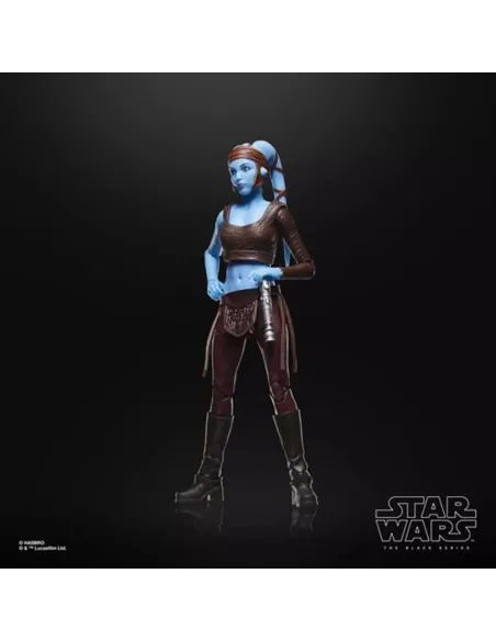 Figura hasbro star wars revenge of the sith black series ayla secura 15cm