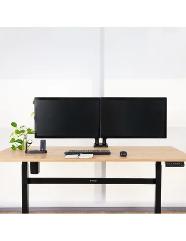 TooQ DB1434TNR-B soporte para monitor 86,4 cm (34") Escritorio Negro
