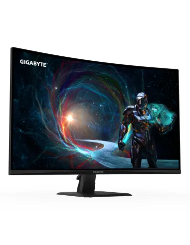 GIGABYTE GS32QCA 31.5" Monitor Curvo para Gaming QHD - 2560 x 1440, 180Hz, 1ms, 250 cd m², FreeSync, HDR Ready, HDMI 2.0,