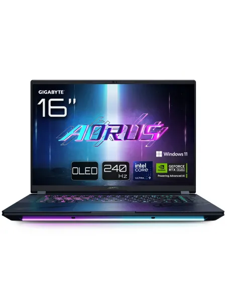 GIGABYTE AORUS MASTER 16 BYH Portátil Gaming - 16,0“, 240Hz OLED, Intel Core 275HX, NVIDIA RTX 5080 GPU, 32GB DDR5 5600MHz, 1 x