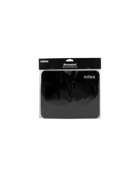 Nilox Alfombrilla negra para ratón de