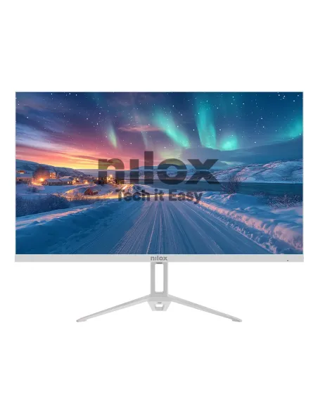 Nilox NXM24FHD100W pantalla para PC 60,5 cm (23.8") 1920 x 1080 Pixeles Full HD LED Blanco
