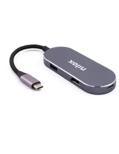 Nilox MINI-DOCKING USB-C  HDMI, 3 PUERTOS USB 3.0 Y USBC 2