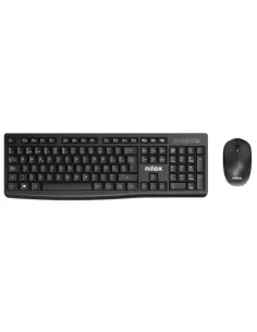 Nilox NXKMWE012 teclado Ratón incluido Oficina RF inalámbrico Español Negro