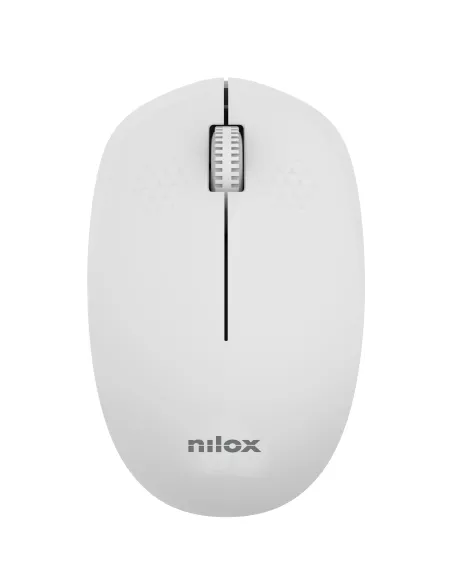 Nilox Ratón Wireless 1000 DPI, 3 botones, Gris