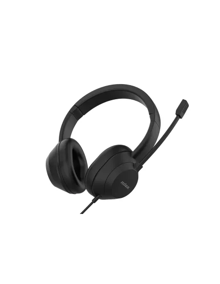 Nilox NXAUSB02 auricular y casco Auriculares Alámbrico Llamadas Música USB tipo A Negro