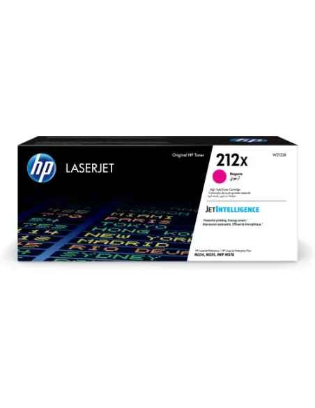 HP Cartucho de tóner Original HP LaserJet 212X magenta de alta capacidad HP Cartucho de tóner Original HP LaserJet 212X magenta de alta capacidad