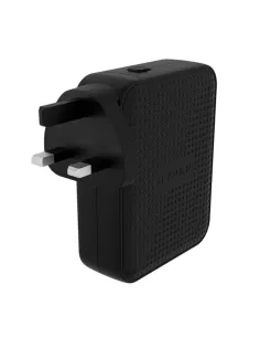 Cargador de pared ingles hyper 3 x usb tipo c 1 x usb tipo a negro