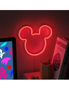 Luz neón paladone mickey mouse