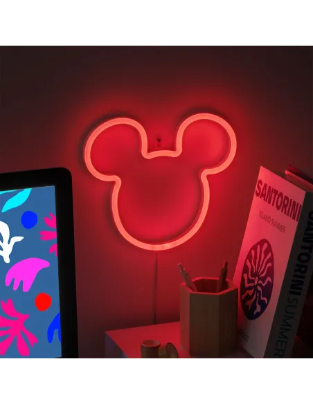 Luz neón paladone mickey mouse