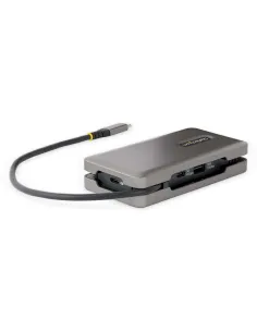 StarTech.com Adaptador Multipuertos USB-C - HDMI 4K a 60Hz VGA - Hub Ladrón USB de 3 Puertos - Power Delivery de Paso de 100W - 2