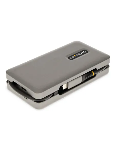 StarTech.com Adaptador Multipuertos USB-C - HDMI 4K a 60Hz VGA - Hub Ladrón USB de 3 Puertos - Power Delivery de Paso de 100W -