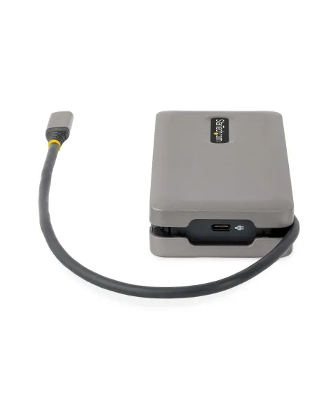StarTech.com Adaptador Multipuertos USB-C - HDMI 4K a 60Hz VGA - Hub Ladrón USB de 3 Puertos - Power Delivery de Paso de 100W -