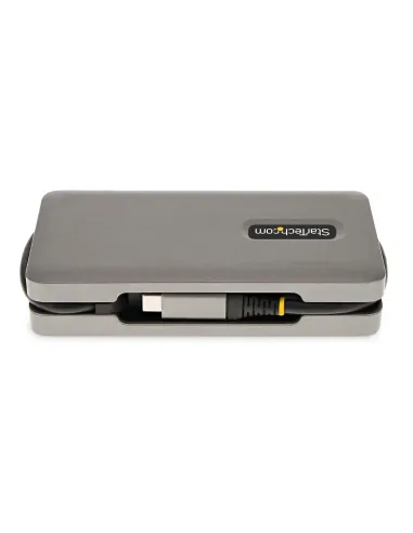 StarTech.com Adaptador Multipuertos USB-C - HDMI 4K a 60Hz VGA - Hub Ladrón USB de 3 Puertos - Power Delivery de Paso de 100W -