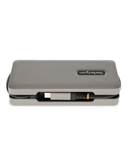 StarTech.com Adaptador Multipuertos USB-C - HDMI 4K a 60Hz VGA - Hub Ladrón USB de 3 Puertos - Power Delivery de Paso de 100W -