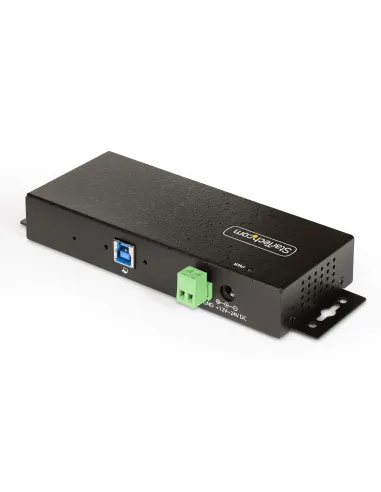 StarTech.com Hub USB Industrial de 7 Puertos Gestionado - Servicio Pesado - Caja de Metal - Protección ESD y Sobretensión -