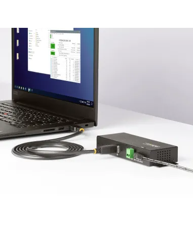 StarTech.com Hub USB Industrial de 7 Puertos Gestionado - Servicio Pesado - Caja de Metal - Protección ESD y Sobretensión -