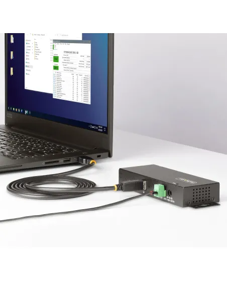 StarTech.com Hub USB Industrial de 7 Puertos Gestionado - Servicio Pesado - Caja de Metal - Protección ESD y Sobretensión -