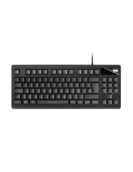 Mars Gaming MKAXES Teclado Compacto TKL H-Mech, Iluminación RGB 9 Efectos, Reposamuñecas Gel, Negro, Idioma Español