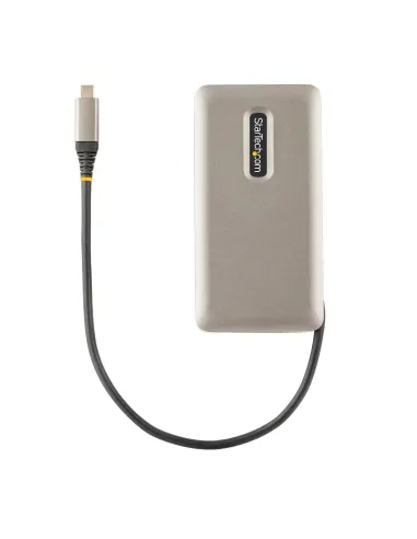 StarTech.com Adaptador Multipuertos USB-C - HDMI 2.0b 4K 60Hz - HDR - Hub USB 3.2 Gen 2 10Gbps (2xUSB-C, 1xUSB-A) - PD de 100W