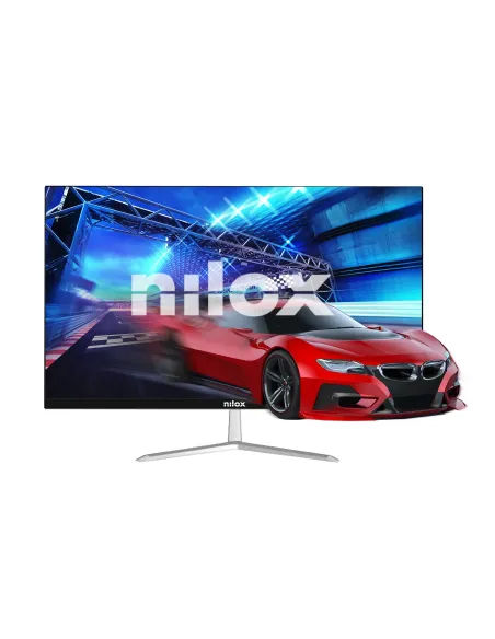 Nilox Monitor de 24" FHD, IPS, con puertos HDMI, VGA y DP