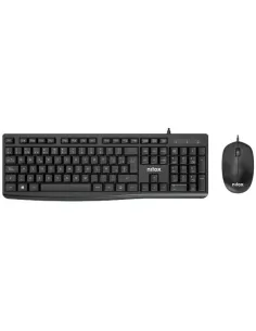 Nilox NXKME0012 teclado Ratón incluido Universal USB QWERTY Español Negro