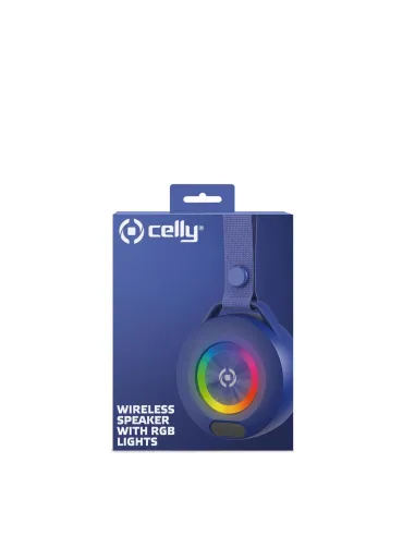 Celly LIGHTBEATBL altavoz portátil o de fiesta Altavoz portátil estéreo Azul 5 W