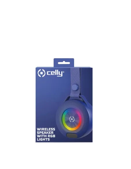 Celly LIGHTBEATBL altavoz portátil o de fiesta Altavoz portátil estéreo Azul 5 W