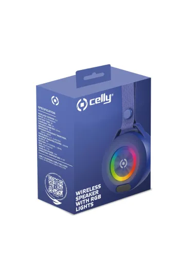 Celly LIGHTBEATBL altavoz portátil o de fiesta Altavoz portátil estéreo Azul 5 W