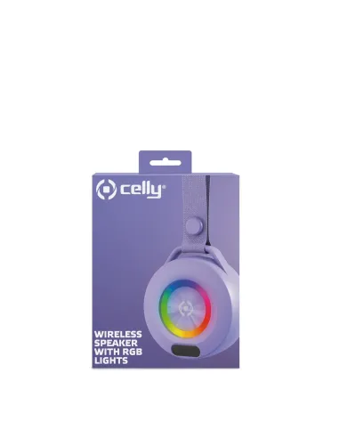 Celly LIGHTBEATVL altavoz portátil o de fiesta Altavoz monofónico portátil Violeta 5 W