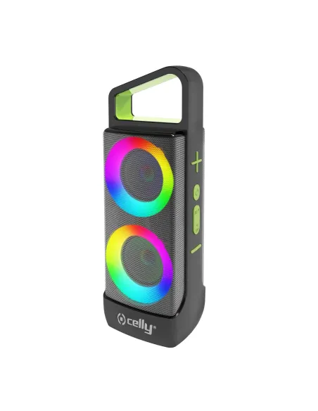 Celly GROOVERGBBK altavoz portátil o de fiesta Negro 10 W