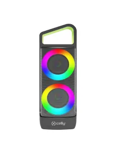 Celly GROOVERGBBK altavoz portátil o de fiesta Negro 10 W 2