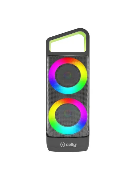 Celly GROOVERGBBK altavoz portátil o de fiesta Negro 10 W