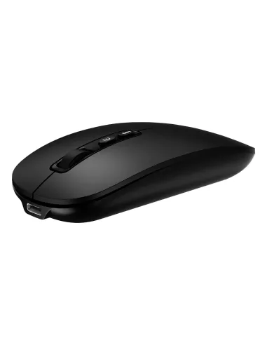 CoolBox W02 ratón Hogar Ambidextro RF Wireless + Bluetooth Óptico 1600 DPI