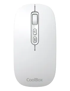 CoolBox W02 ratón Hogar Ambidextro RF Wireless + Bluetooth Óptico 1600 DPI