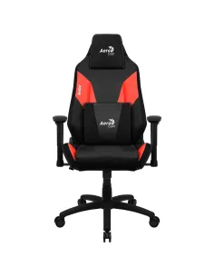 Aerocool ADMIRALBR Silla Gaming Profesional, Cojines Acolchados, Tecnología Air, Negro Rojo 2
