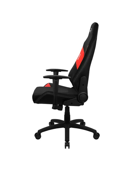 Aerocool ADMIRALBR Silla Gaming Profesional, Cojines Acolchados, Tecnología Air, Negro Rojo