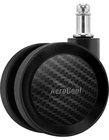 Aerocool CROWNBB Azul, Silla Gaming Ergonómica, Cojines Ajustables, Cuero Sintético Premium