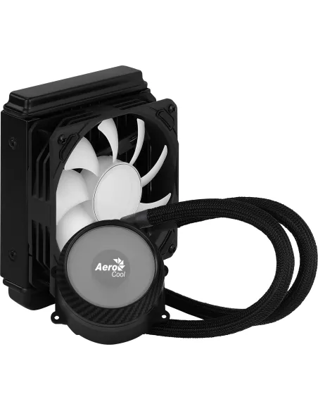 Aerocool MIRAGEL120 Refrigeración Líquida CPU Ventilador 12cm ARGB TDP 200W Negro