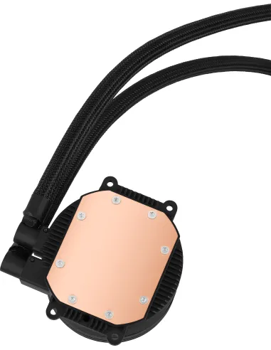 Aerocool MIRAGEL120 Refrigeración Líquida CPU Ventilador 12cm ARGB TDP 200W Negro