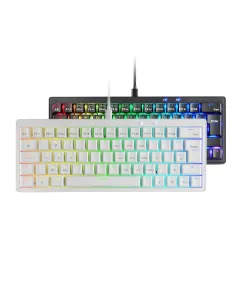 Mars Gaming MKMINIPRO, Teclado Mecánico Ultra-Compacto 60%, Switches Mecánicos Hot-Swappable, Iluminación RGB Chroma, Teclado 2