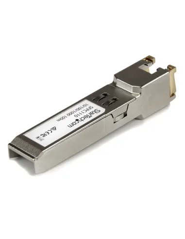 StarTech.com Módulo Transceptor SFP Compatible con el Modelo SFP-GE-T de Cisco - 1000BASE-T - SFP a RJ45 Cat6   Cat5e -