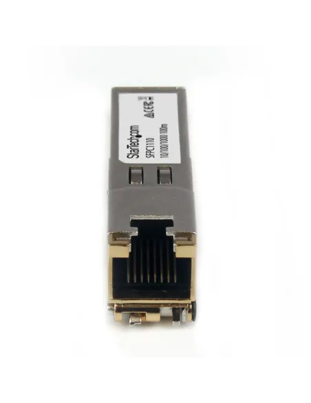 StarTech.com Módulo Transceptor SFP Compatible con el Modelo SFP-GE-T de Cisco - 1000BASE-T - SFP a RJ45 Cat6   Cat5e -