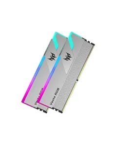 Memoria ram ddr4 32gb 2x16gb acer predator vesta - 3200mhz cl16 silver rgb