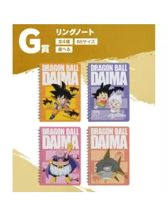 Cuaderno ichiban kuji dragon ball daima premio g 1 unidad aleatoria