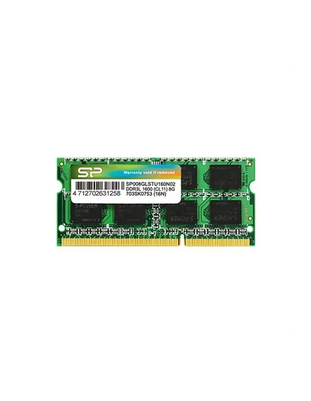 Memoria ram ddr3l 8gb silicon power sodimm 1600 mhz.