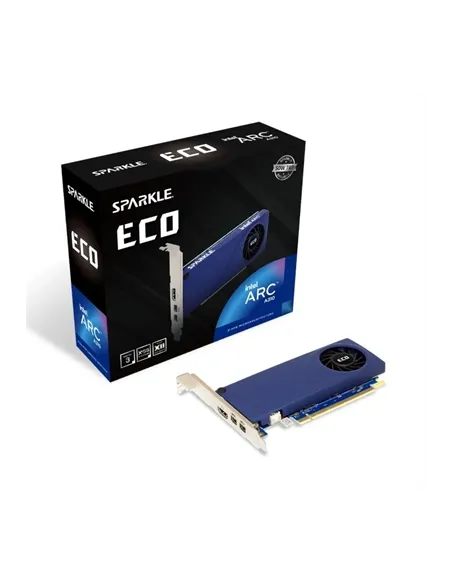 Tarjeta grafica sparkle intel arc a310 eco 4gb ddr6 lp bracket